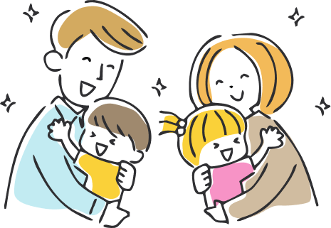 子供と仲良く遊ぶ様子